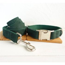 MUTTCO pet collar bow traction set (Option: Set A-XL)